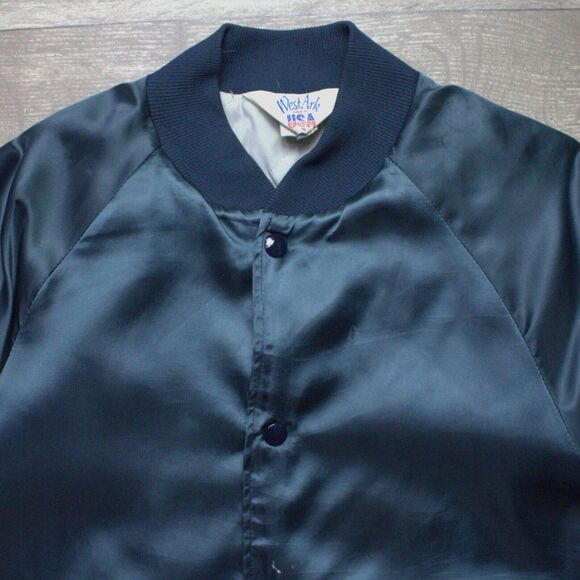 Vintage West Ark American Legion Post 6 Cheyenne, Wyo Men’s Satin Jacket Size S - Picture 5 of 7